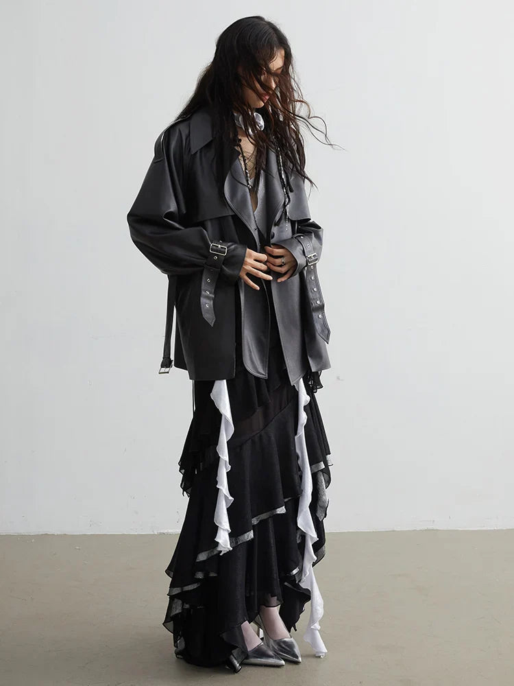 Piscada Vegan Leather Motorcycle Jacket