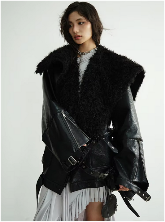 Pumaba Fuzz Motorcycle Jacket