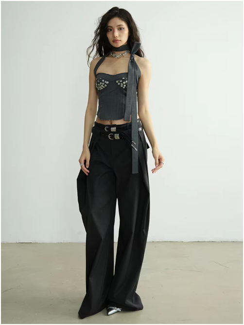 Reesthu Pleated Pants