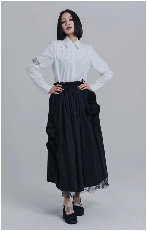 Cranaken Slit Button Up