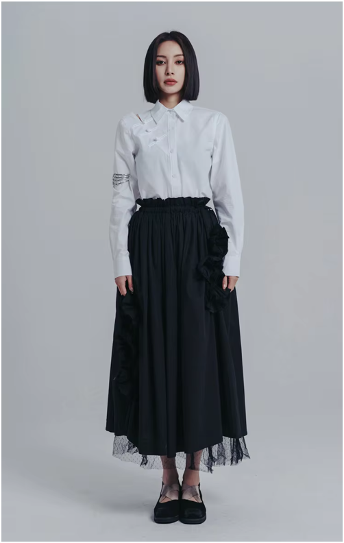 Cranaken Slit Button Up