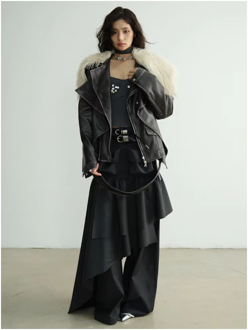 Reesthu Asymmetrical Skirt