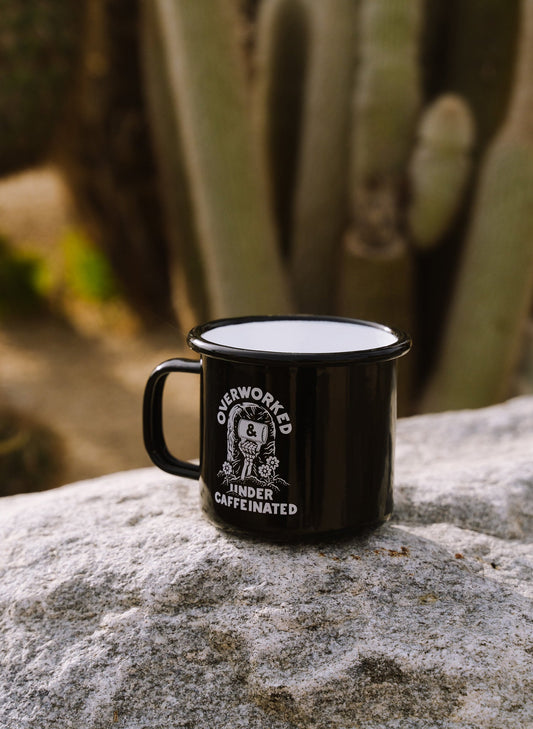 Overworked Under Caffeinated Mug