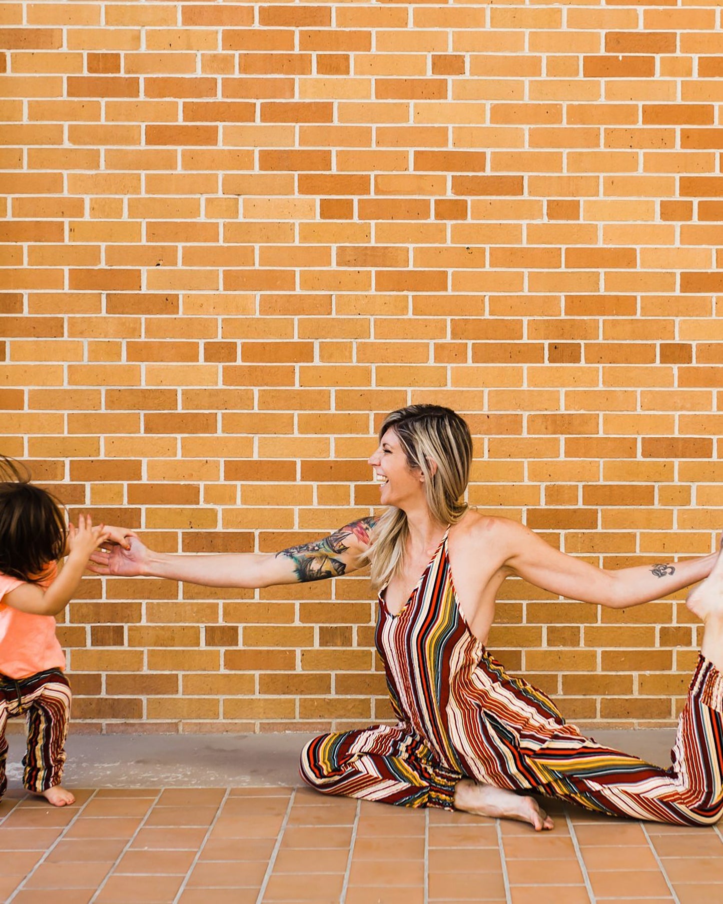 Stripe Harem Jumpsuit